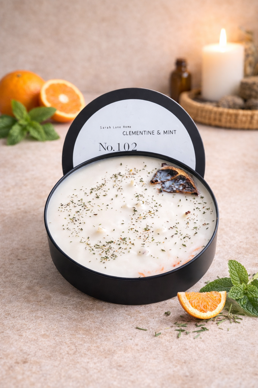 Clementine & Mint 16oz candle