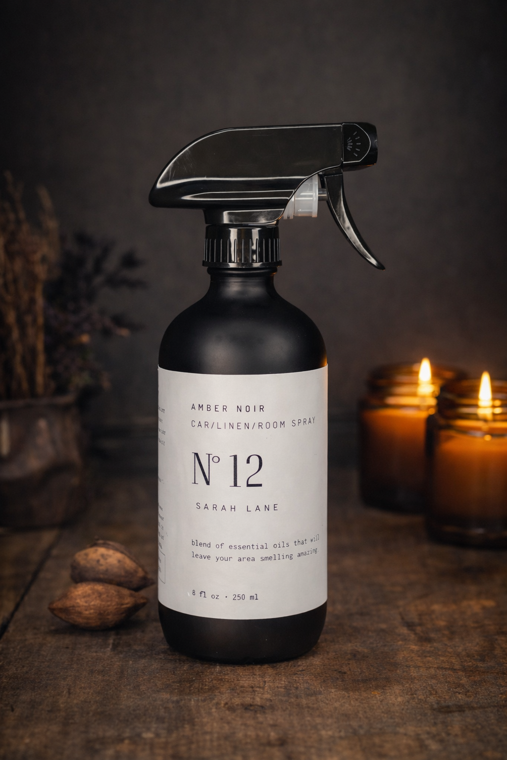 Amber Noir Room Spray — 8oz (No. 12)