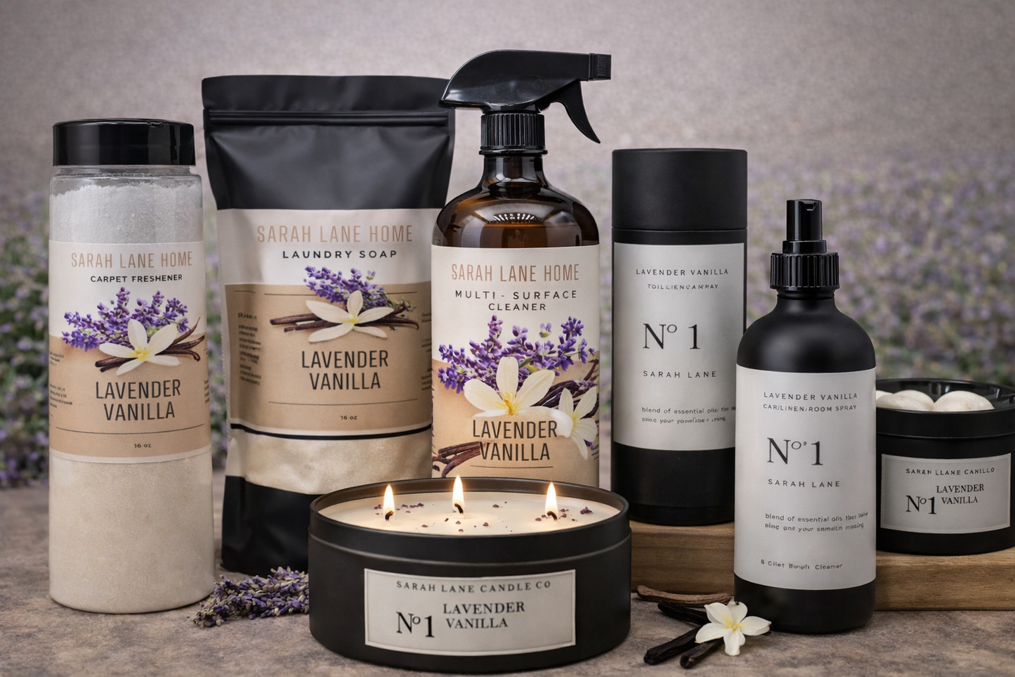 Lavender Vanilla Home Essentials Bundle