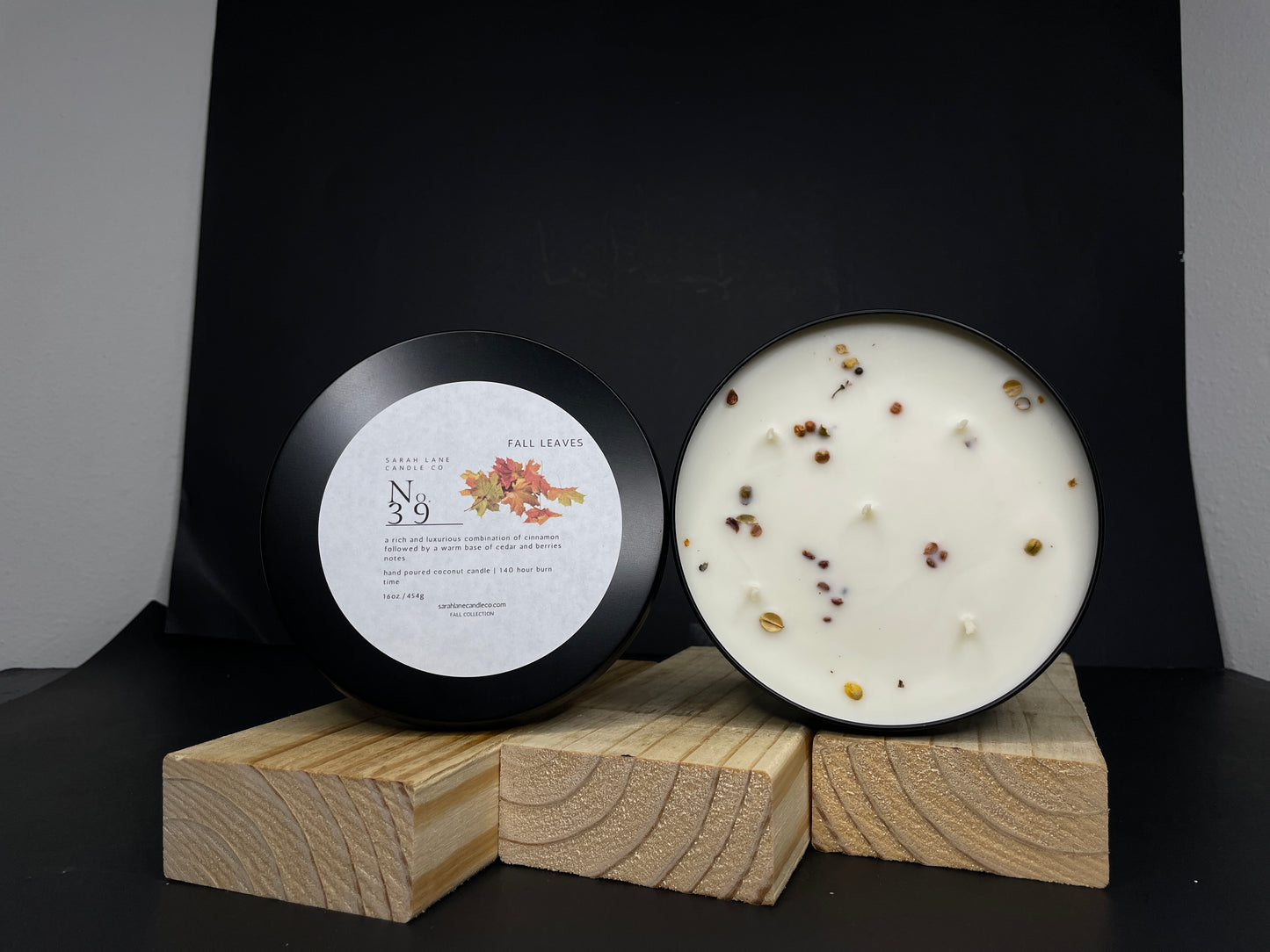 Fall Leaves Luxury Candle