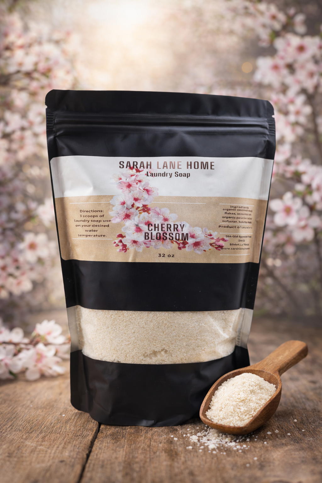 Cherry Blossom Laundry Soap — 32 oz