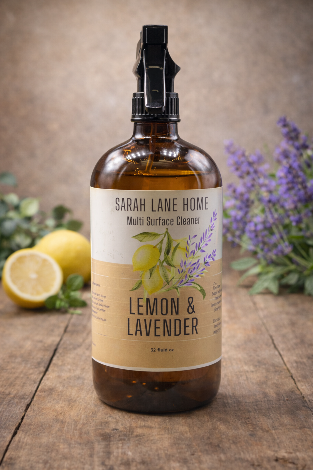 Lemon & Lavender Multi-Surface Cleaner — 32 oz
