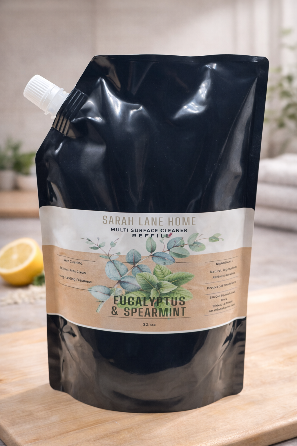Eucalyptus & Spearmint Multi-Surface Cleaner Refill — 32 oz