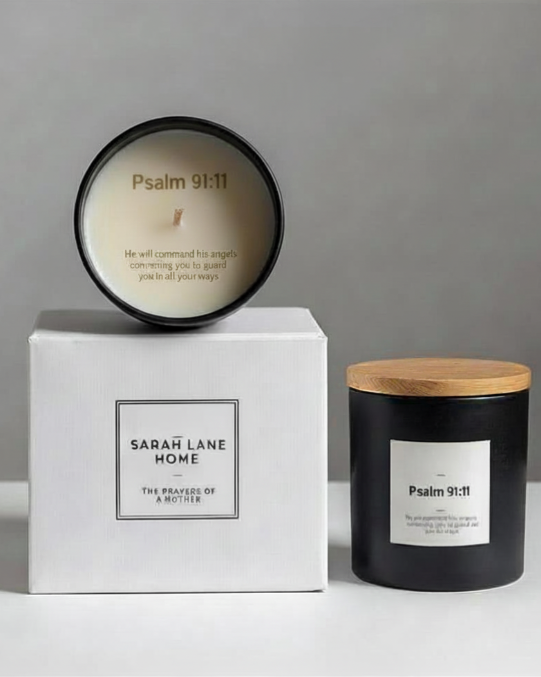 Psalm 99:11 - Amber & Vanilla Hidden Scripture Candle